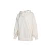Sporty Casual Hooded Pullover Sweatshirt Women Tops Cream 532283-99