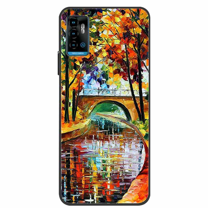 Для ZTE Blade A71 Чехол Силиконовая Задняя Крышка Чехол для Телефона Для ZTE Blade A71 Мягкие Чехлы для ZTE BladeA71 A 71 2021 Защитный Бампер