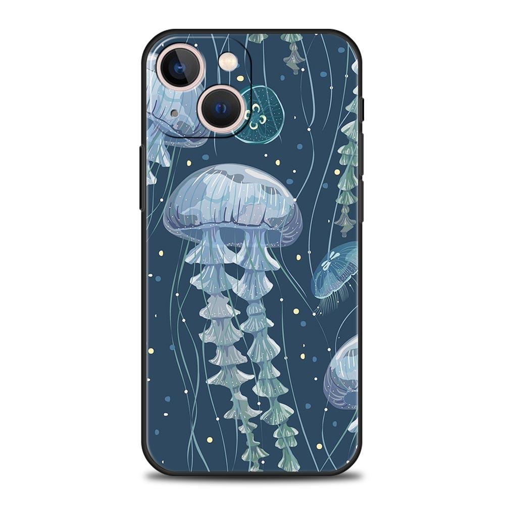 Модный Чехол для Телефона 'Большая Синяя Волна' Для iPhone 16e 15 14 13 12 11 Pro Max XS X XR SE 7 8 Plus Чехол iPhone 16 Мягкая TPU Накладка