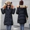 Women's Autumn Winter Jacket Coats Parkas 2024 New Female Down Cotton Jackets Hooded Thick Warm Parka Casual Slim-fit Coat Women