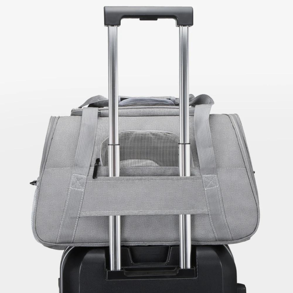 Large Cat Carrier Pet Portable Soft Side Backpack Cat Dog Carrier Bag Travel Bags Transport For Small Dogs Cats Pet Carring Bag