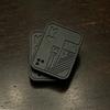 Треугольная EDC-игрушка с тремя вращающимися кольцами для снятия стресса