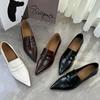 French Pointed Loafers Women's 2025 New Spring and Autumn Sheepskin Retro Thick Heel High Heels Leather Temperament Single Shoes