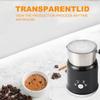 removable milk frother 23.67oz/700ml electric milk frother and steamer with touch control 600W 5 in 1 hot/cold foam maker latte cappuccino for hot