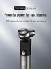 Cross-Border Men's Smart Electric Shaver: Floating Three-Blade Head, USB Rechargeable, Fully Washable.