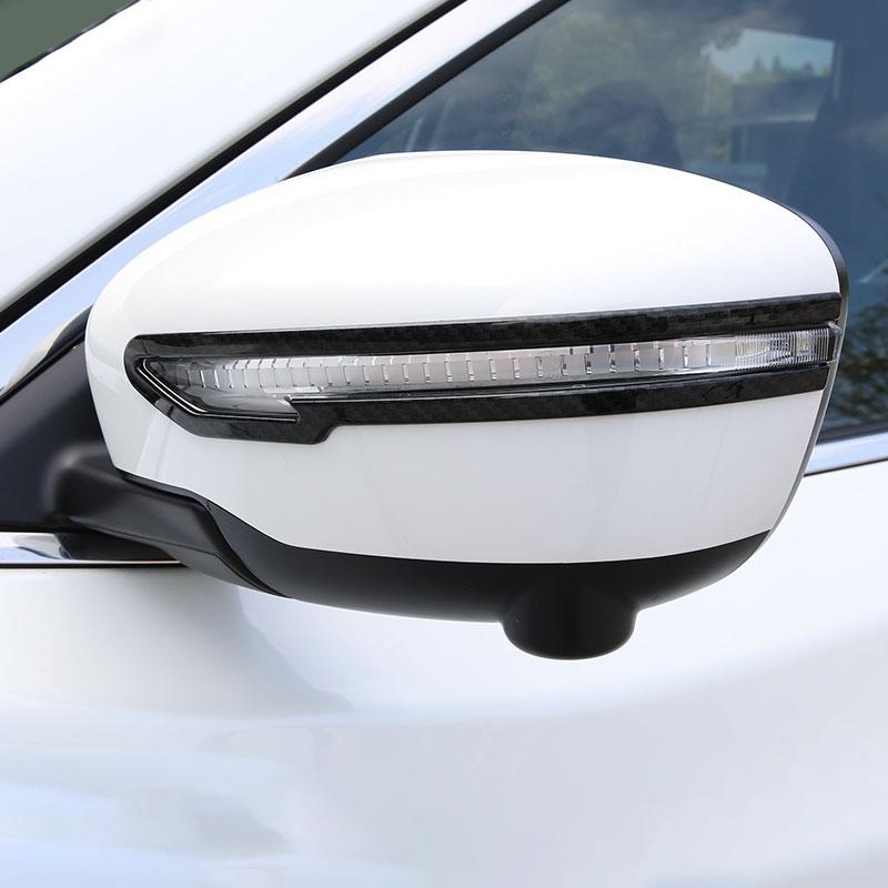 For Nissan X-trail X trail T32 Qashqai J11 2014 2015 2016 2017 2018 Car Rear View Mirror Anti-collision Strip Cover
