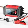 Зарядное устройство для автомобильного аккумулятора FOXSUR 12 В 6 А FTC-1206 Мотоцикл Грузовик AGM LiFePO4 Свинцово-кислотные аккумуляторы Поддерживающее устройство Цифровой ЖК-дисплей