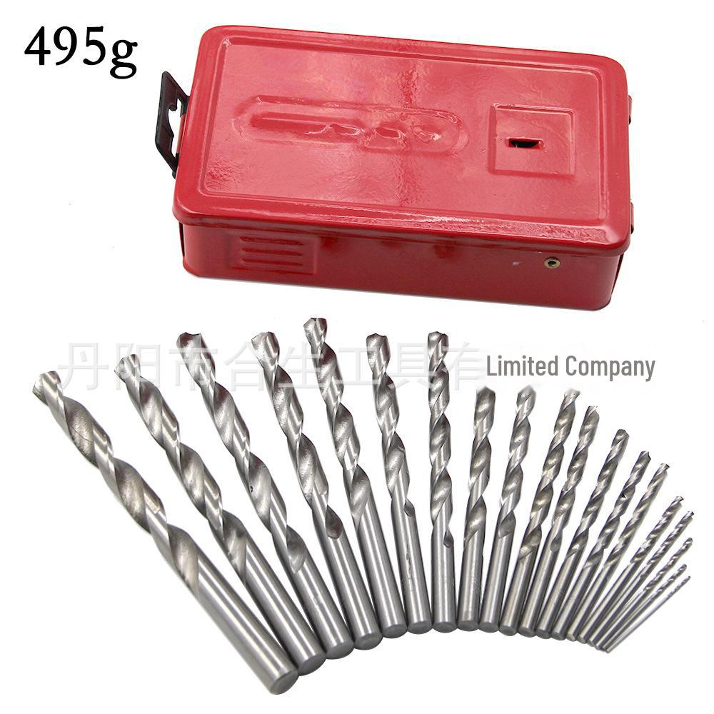 Twist Titaniumcoated Highspeed Steel Drill Bit Set For Electric Drills Straight Handle White Drill Cutting Tool For Diy Woodworking
