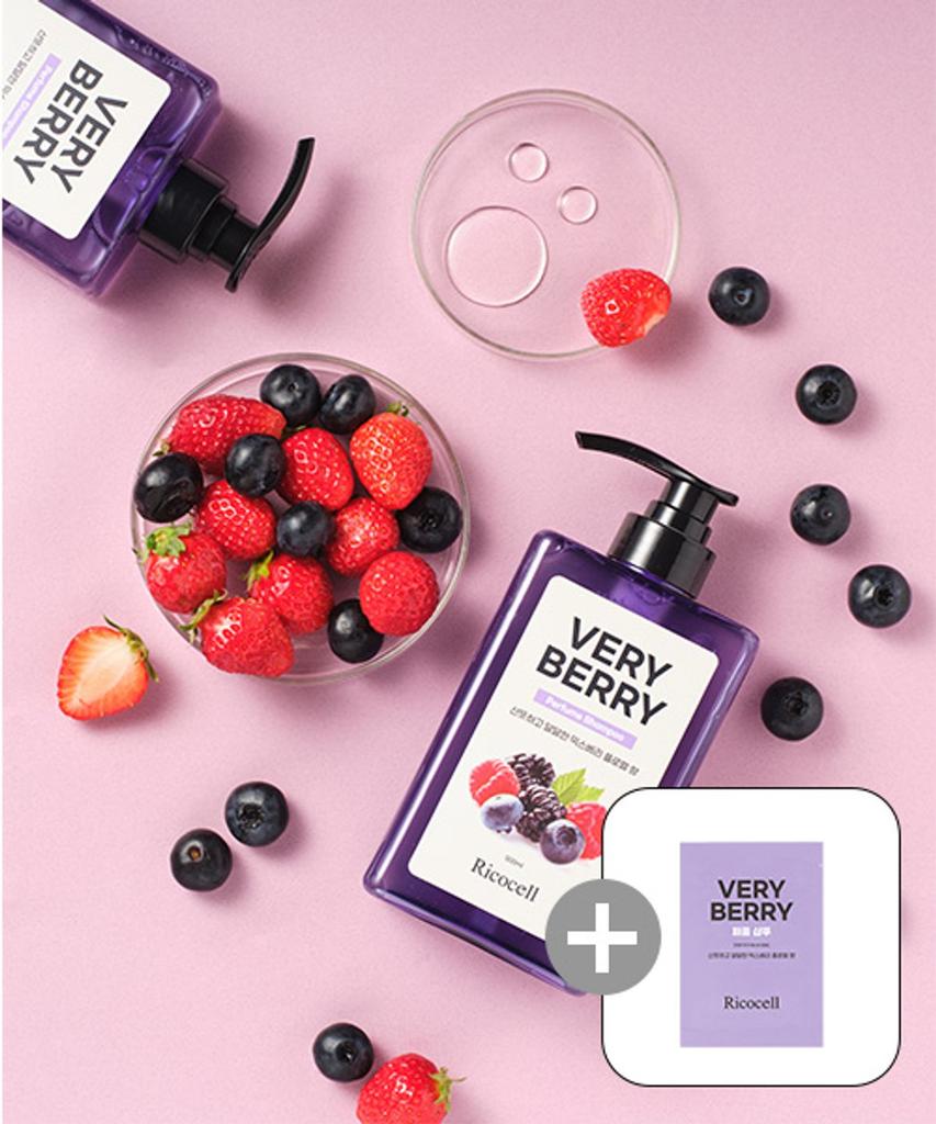 Ricocell Very Berry Perfume Shampoo + Ricocell Very Berry Perfume Shampoo 10ml 10 Pouches