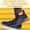 Breathable Mesh Work Sneakers Steel Toe Safety Shoes Men Women Work Shoes Air Cushion Anti-Smash Safety Boots Indestructible Construction Shoes
