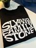 Sly And The Family Stone Логотип Группы Черная Футболка Полного Размера PP2133 Унисекс Футболка