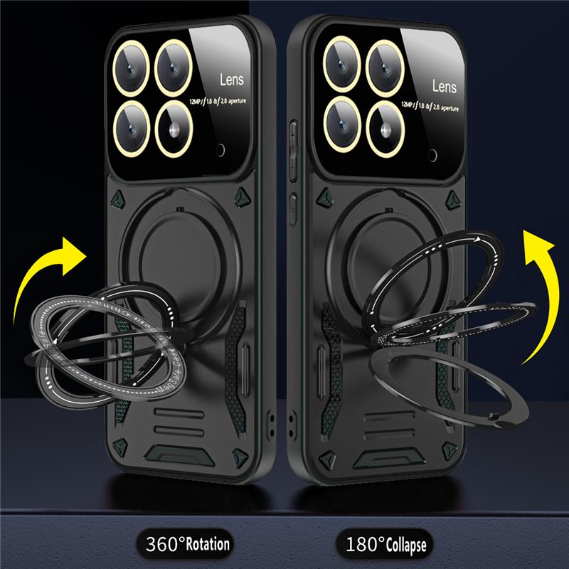 Ударопрочный магнитный защитный чехол для Poco X6 X5 X4 Pro X3 NFC Magsafe беспроводной зарядный чехол Poko Little X3 X4 X5 X6 Pro