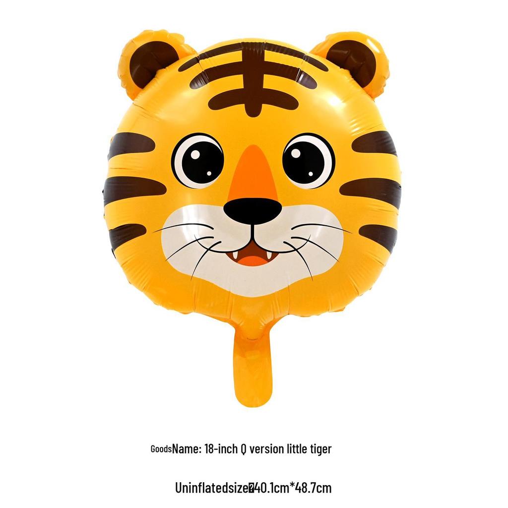 18" Новый Q-версия Детский мультяшный животный фольгированный шар для украшения на день рождения