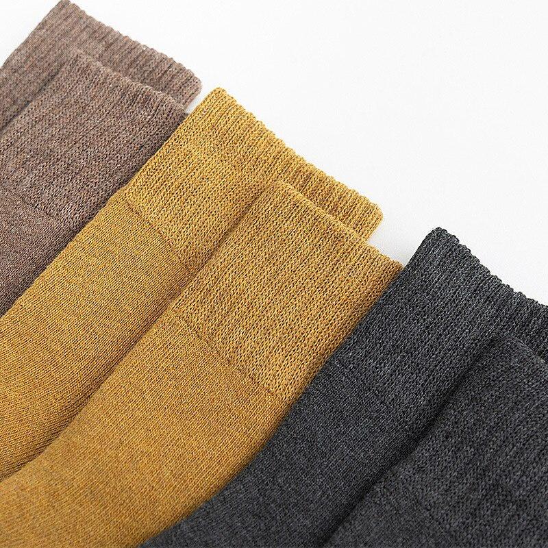 Harajuku Warm Women Cotton Autumn Winter Knee Socks Casual Warm Sock Lady Gift Stocking for School Girl