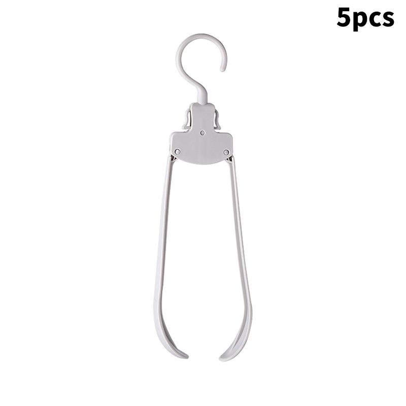 10/5/1Pcs Portable Folding Clothes Hangers Travel Accessories Foldable Clothes Drying Rack For Travel Business Trip Pants