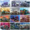 Diamond Painting New Collection Truck 5d Diy Embroidery Lorry Scenery Mosaic Cross Stitch Home Decor
