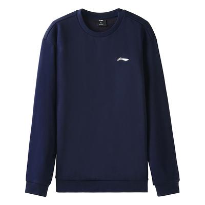Li-Ning Повседневный Универсальный Удобный С круглым вырезом Свободный плечевой пуловер Толстовка Унисекс толстовка AWDVG81-4