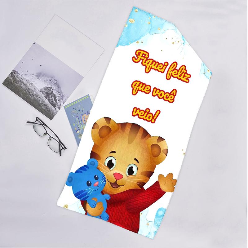 Daniel Tiger Fashion Beach Towel: Ideal for Summer Adventures Soft, absorbent and quick drying suitable for swimming and bathing