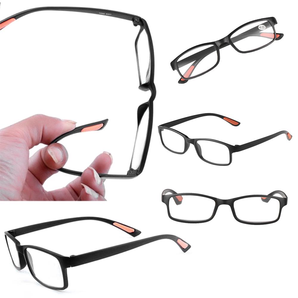 Унисекс гибкие сверхлегкие очки для ухода за зрением + 1,00 ~ + 4,0 диоптрии, очки для чтения