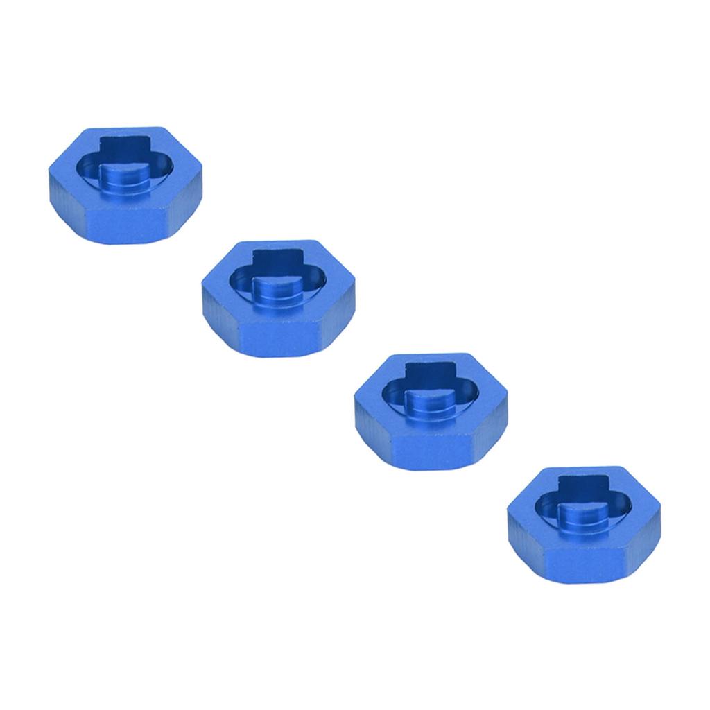 4PCS Wheel Hex Hub Adapter Aluminum Alloy Wheel Hex Coupler for LaTrax Teton 1Celsius18 RC Truck