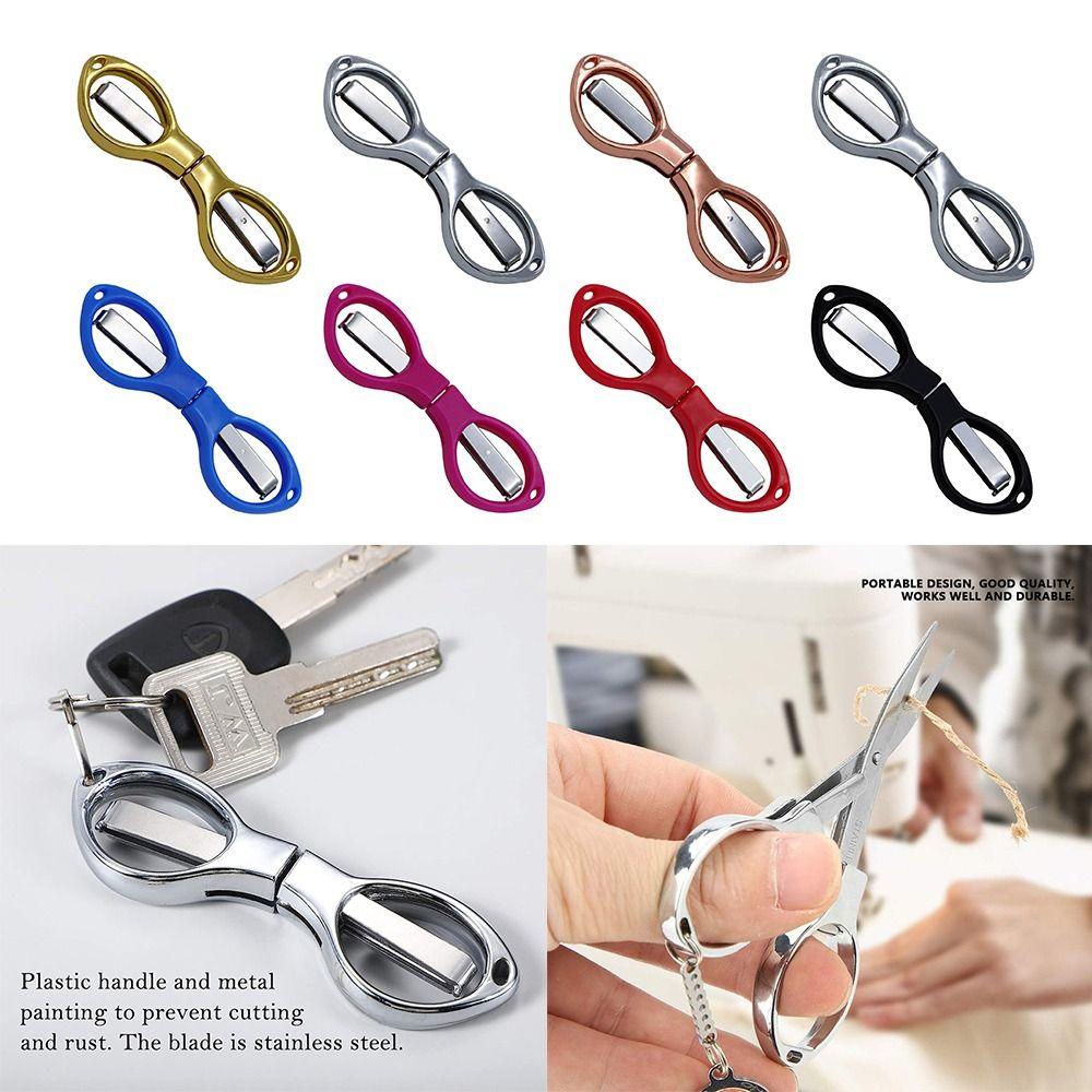 Stainless Steel Fishing Line Cutter Portable Needlework Scissors Stationery Scissors  Student
