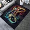 Игровой коврик для комнаты для мальчиков, игровой коврик с дизайном контроллера, ковер для игровой комнаты, декор спальни, нескользящий коврик для машинной стирки