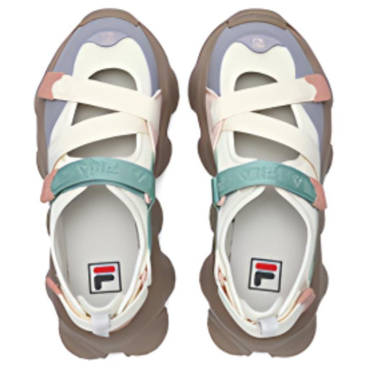 Fila Fragola Клубничные Туфли Модные Трендовые Удобные Универсальные Пляжные Сандалии Женские Сандалии Белый Серый Фиолетовый F12W421402FAD