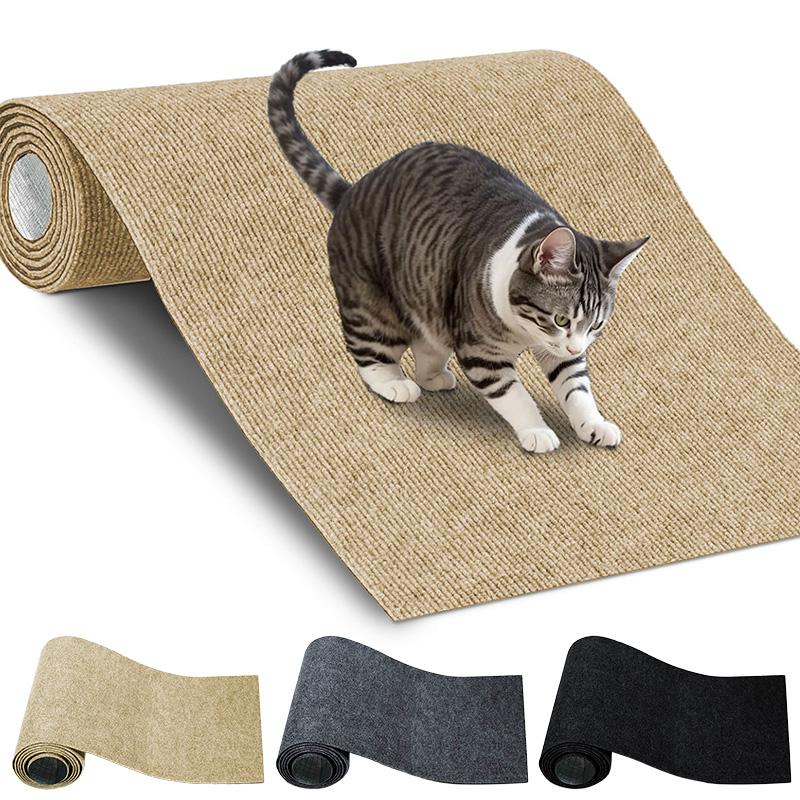 1PC Cat Scratching Mat Wall Cat Scratching Post Carpet Couch Corner Self-adhesive Sofa Anti Cat Scratch Indoor Protector