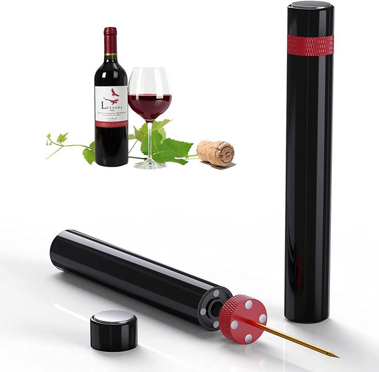 A059 Pocket Red Wine Pen Pin Shape Air Pressure Pump Corkscrew