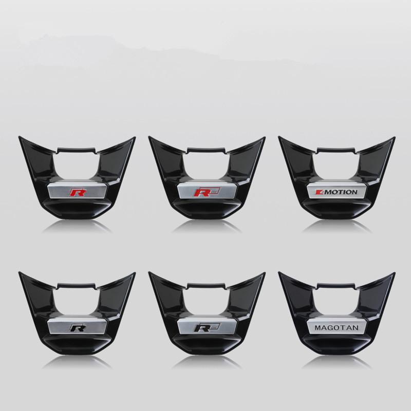Для VW Volkswagen Jetta MK5 Golf Наклейки-эмблемы на руль автомобиля для Volkswagen VW Golf 8 MK8 Magotan CC Tayron X Touar