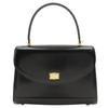 One Handle Handbag 2WAYShoulder Black Calfskin Women Used