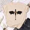 Fourth Wing Tee Women Streetwear T Shirt Female Japanese Anime Graphic Clothing Top Female Blouse Funny Graphic Tshirt