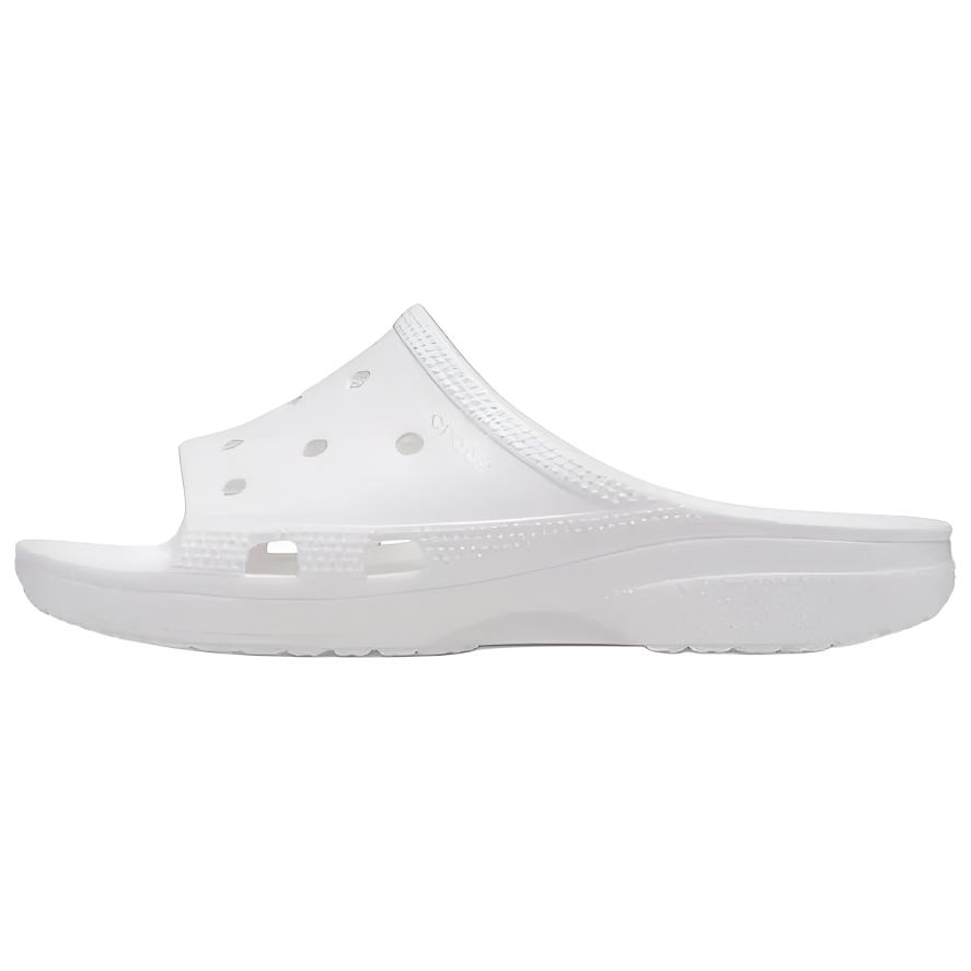 Crocs Классические Удобные Шлепанцы Модные EVA Противонатирающие Сандалии-слайды Мужская Обувь Белый 212029-100