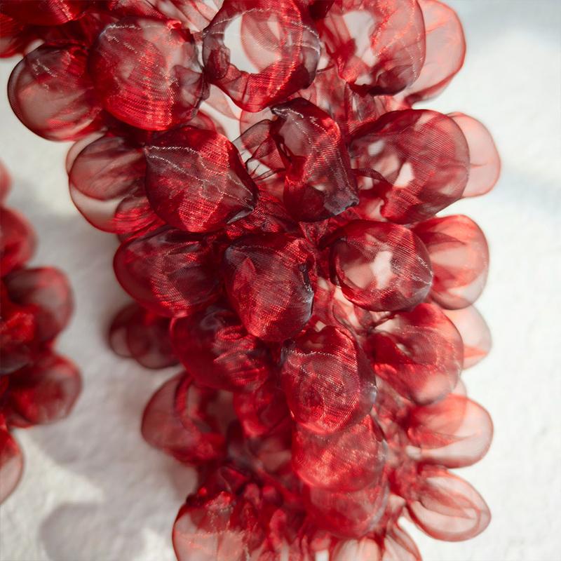 Перспективная ткань из сетчатой ткани с пузырьками сирсакера для шитья своими руками, свадебного платья, сценического костюма, фонового декора, пышная 3D кружевная ткань