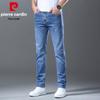 Pierre Cardin Мужские прямые джинсы слим-фит стрейч