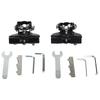 2 шт. Кронштейн капота автомобиля из нержавеющей стали для крепления светодиодной рабочей фары на кромке капота с возможностью точной регулировки угла