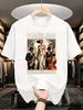 1pc Teenager'S Graphic T-Shirt Harlem Renaissance Vintage Jazz Band Print Short Sleeve Crew Neck for Teenagers, For Teenager