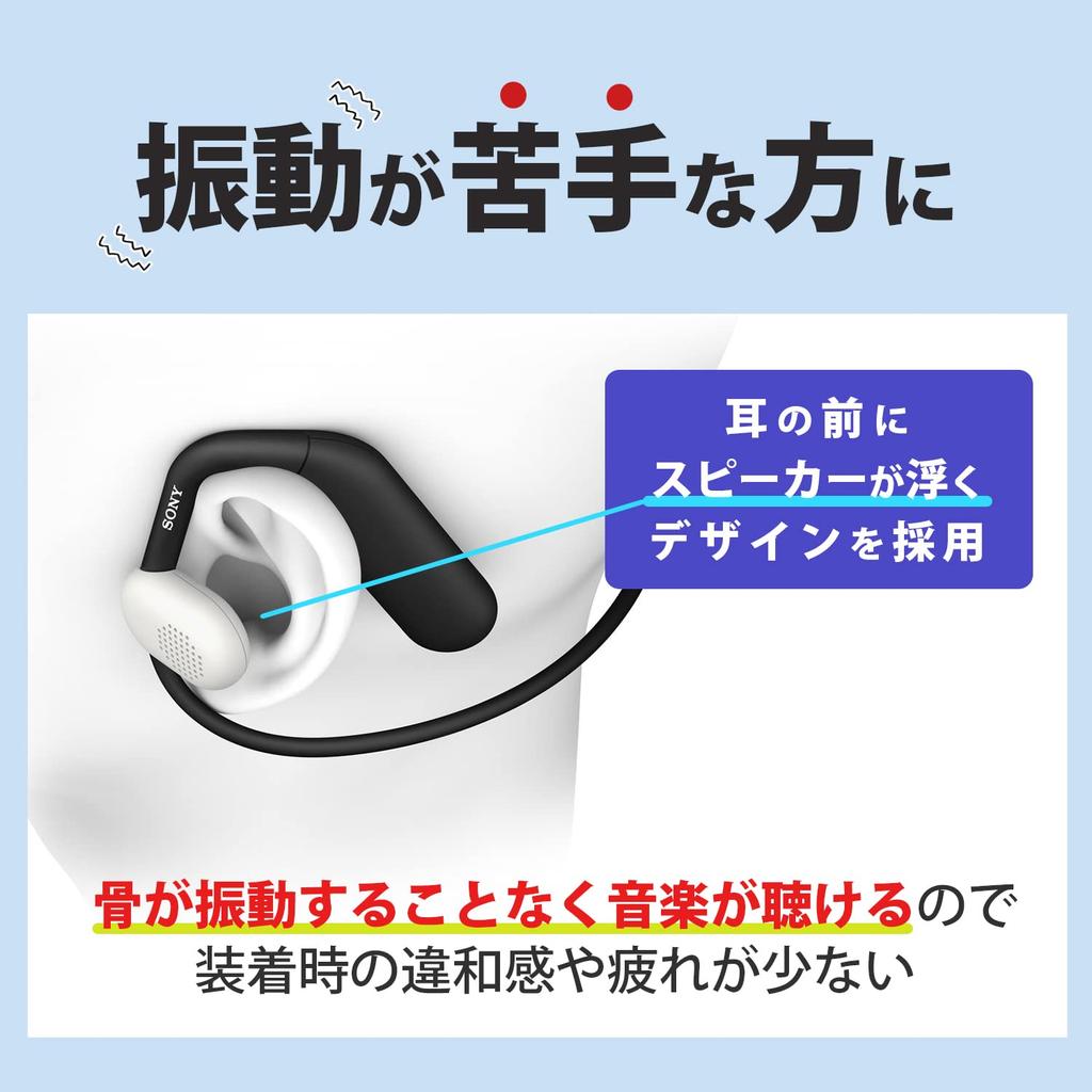 Sony Беспроводные наушники Float Run, рекомендованные Йосихиде, 16 мм, до 10 часов непрерывной работы, быстрая зарядка, легкие, подходят для и онлайн, подходят для тех, кто