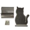 Cat Self Groomer Cat Wall Corner Rubbing Post Massager with Base and Catnip for Indoor Kitten and