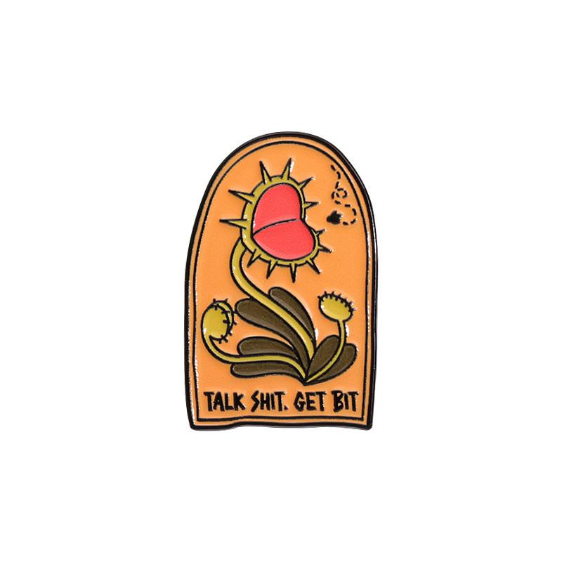 Unique Cartoon Character Brooch Pin Stylish Alloy Design For Unisex Fashion Accessory