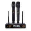 Профессиональная 16-канальная беспроводная ручная микрофонная система UHF 2 микрофона 1 приемник 6,35 мм