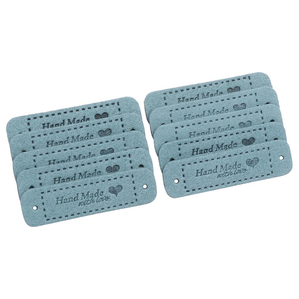 20PCS DIY Hats Bags Sewing Accessories Clothes Tags Label Garment Labels Hand Made With Love