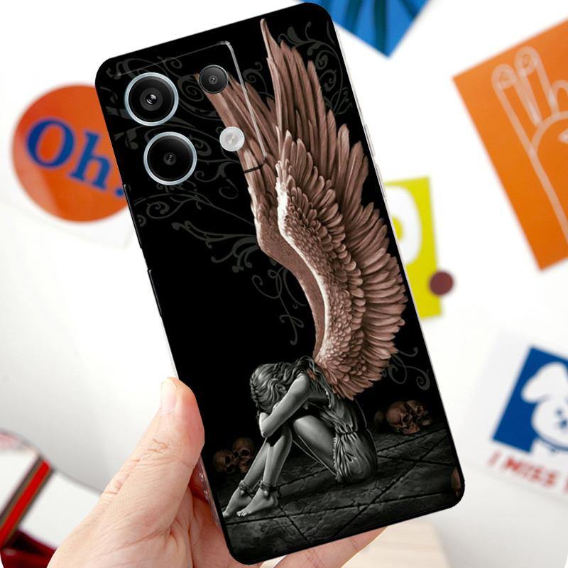 Фэнтези Ангел Девушка Крылья Чехол Для Xiaomi Redmi Note 14 Pro 10 11 12 13 Pro 11S 12S Чехол Для Redmi 15 14C 12C 10C 13C