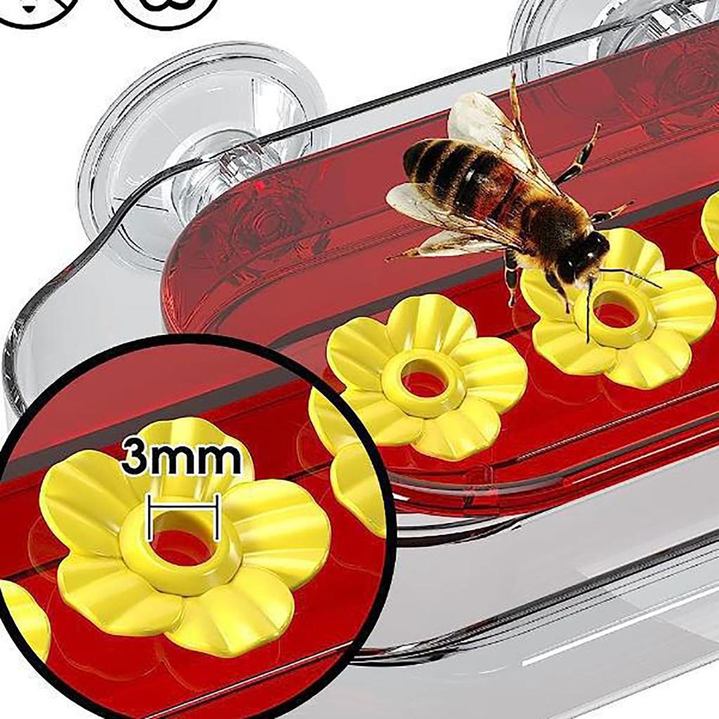 Window Hummingbird Feeder Suction Cup Hummingbird Water Feeder