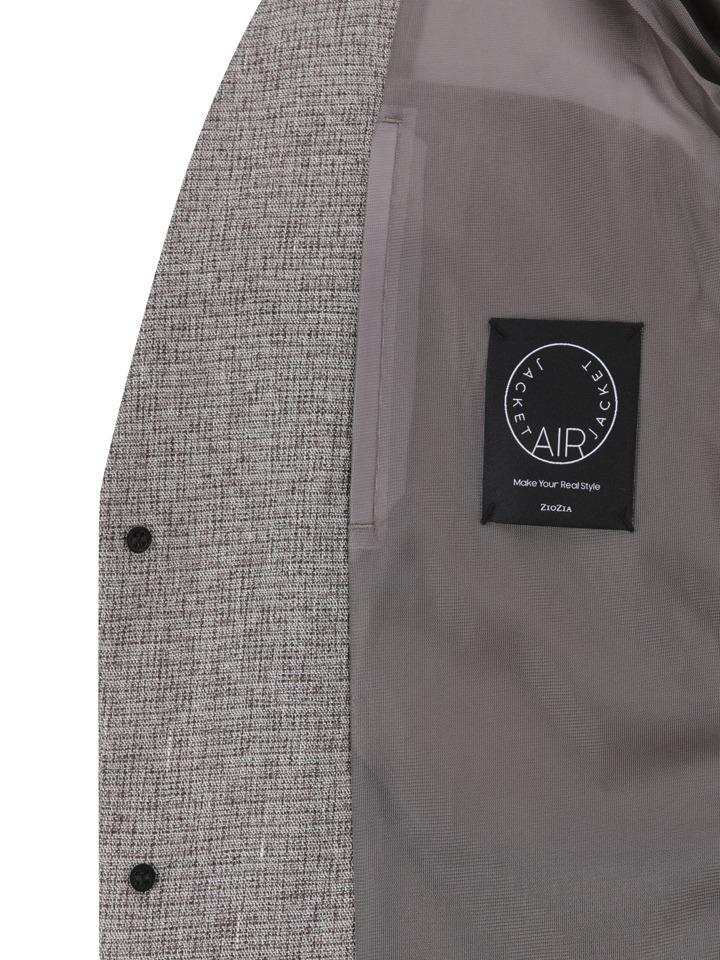 Ziozia Men'S Linen Blend Air Pattern Jacket_Aaf3Kg1102Dbe