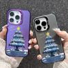 Новая Елка Новый Год Подарок Чехол для Телефона Для iPhone 15 14 11 12 13 Pro Max X XS XR 8 7 14 Plus Защита Камеры Покрытие Обложка