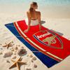 1pc A-Arsenal Beach Towel, Comfortable and Thick, and Swimming/Bath/Picnic/Camping Towel, Suitable for Seaside Beaches
