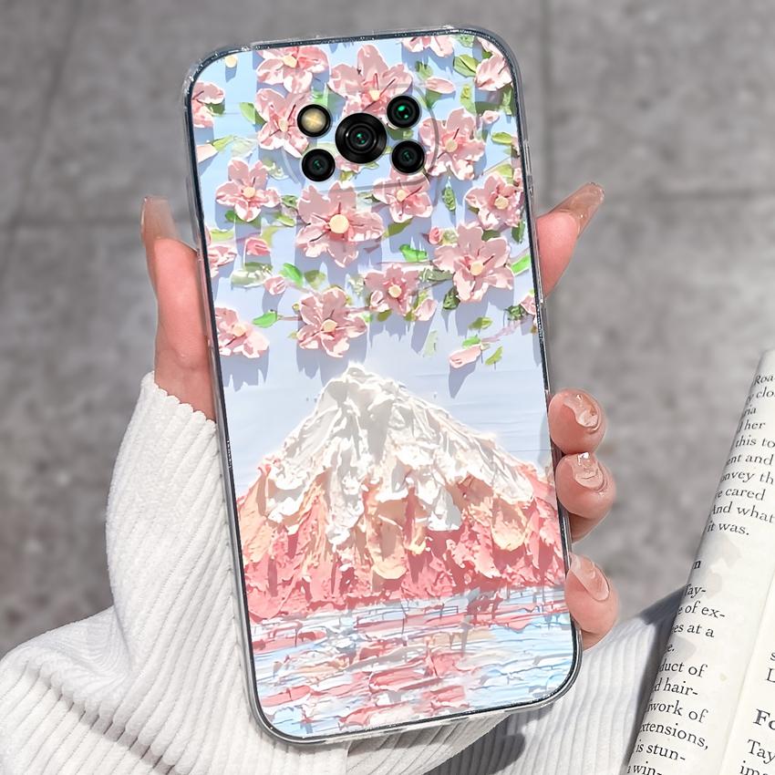 Прозрачный чехол для телефона Xiaomi Poco X3 X4 NFC X5 X6 X7 Pro F3 F4 GT F5 Мягкий ТПУ чехол Ретро узоры карманных часов Ударопрочный чехол для Xiaomi Накладка Capa