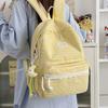 School bag soft and cozy school bag for female students, INS Japanese style sweet high-appearance casual backpack, large capacity college backpack