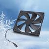 180мм Вентилятор охлаждения на двойном шарикоподшипнике 12В 5,5x2,1 мм Регулировка высокого воздушного потока для корпуса ПК Серверный шкаф Вентилятор для вентиляции
